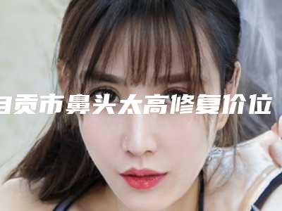 自贡市鼻头太高修复价位表项目公示(近6个月均价为:6764元)